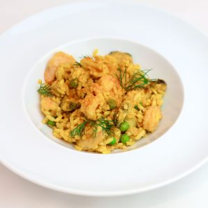 Gastronomia: Paella Orobica Pesca - g.500