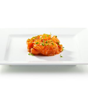 Gastronomia: Tartare di salmone - g.200